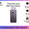 Thay kính lưng iPhone 15 Pro