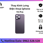 Thay kính lưng iPhone 15 Pro