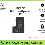 Thay Pin iPhone 17 Chính Hãng