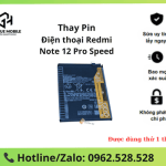 Thay pin Note 12 Pro Speed