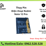 Thay pin Redmi Note 12 Pro 5G