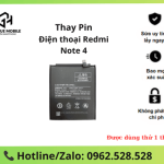 Thay pin Redmi Note 4