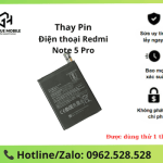 Thay pin Redmi Note 5 Pro
