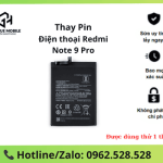 Thay pin Redmi Note 9 Pro