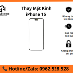 Thay mặt kính iPhone 15