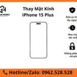 Thay mặt kính iPhone 15 Plus