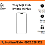 Thay mặt kính iPhone 16 Plus