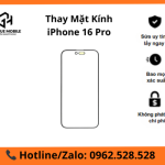 Thay mặt kính iPhone 16 Pro