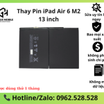 Thay Pin iPad Air 6 M2 13 inch Chính Hãng, Uy Tín Tại Hà Nội
