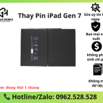 Thay pin iPad Gen 7 chính hãng, an toàn, giá tốt 2026