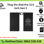 Thay Pin iPad Pro 12.9 inch Gen 3 (2018) chính hãng, lấy ngay