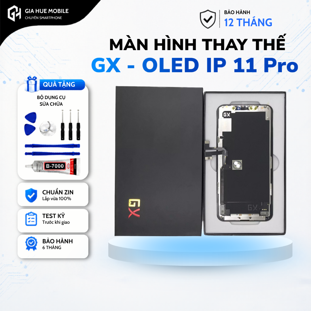 Màn Hình Linh Kiện GX-OLED IPhone 11 Pro